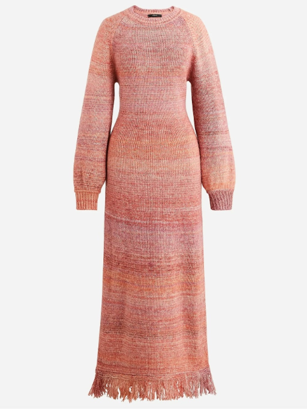 J. Crew Limited-Edition Maxi Sweater-Dress in Space-Dyed Stripe